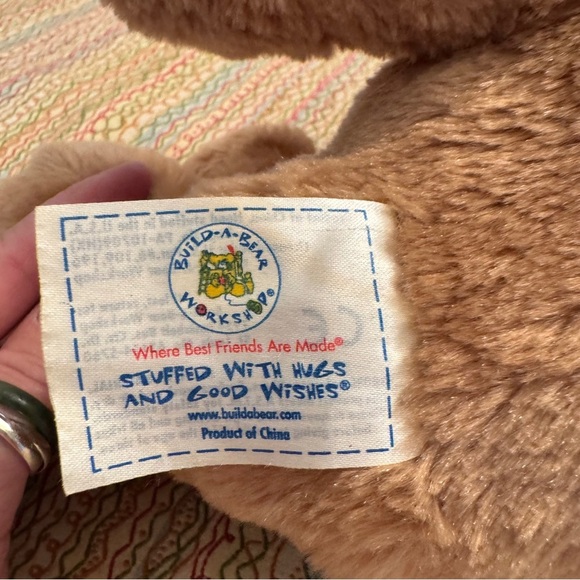 Build A Bear Workshop Retired Sitting Caramel Brown & Tan Puppy Dog 2013 - Picture 6 of 8